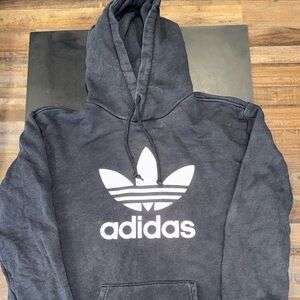 Adidas Black Hoodie Sweater for Men medium